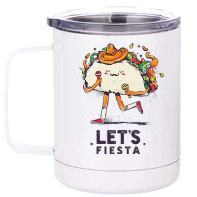 Taco Let's Fiesta 12 oz Stainless Steel Tumbler Cup