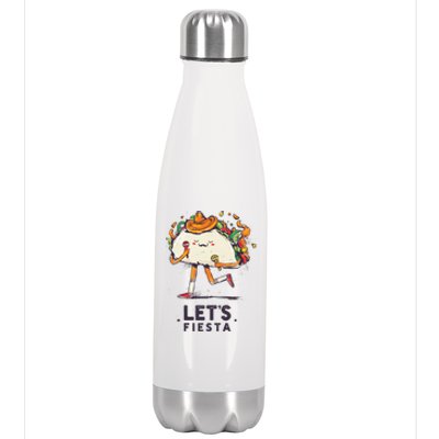 Taco Let's Fiesta Stainless Steel Insulated Water Bottle