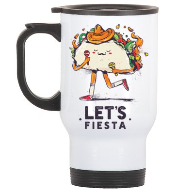 Taco Let's Fiesta Stainless Steel Travel Mug