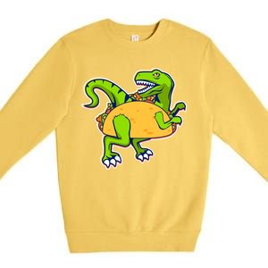 Taco-Raptor Premium Crewneck Sweatshirt