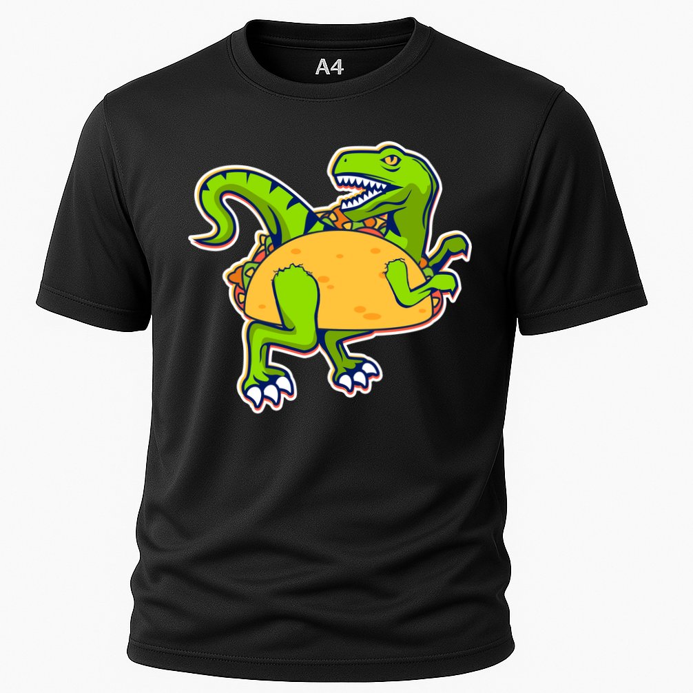 Taco-Raptor Cooling Performance Crew T-Shirt