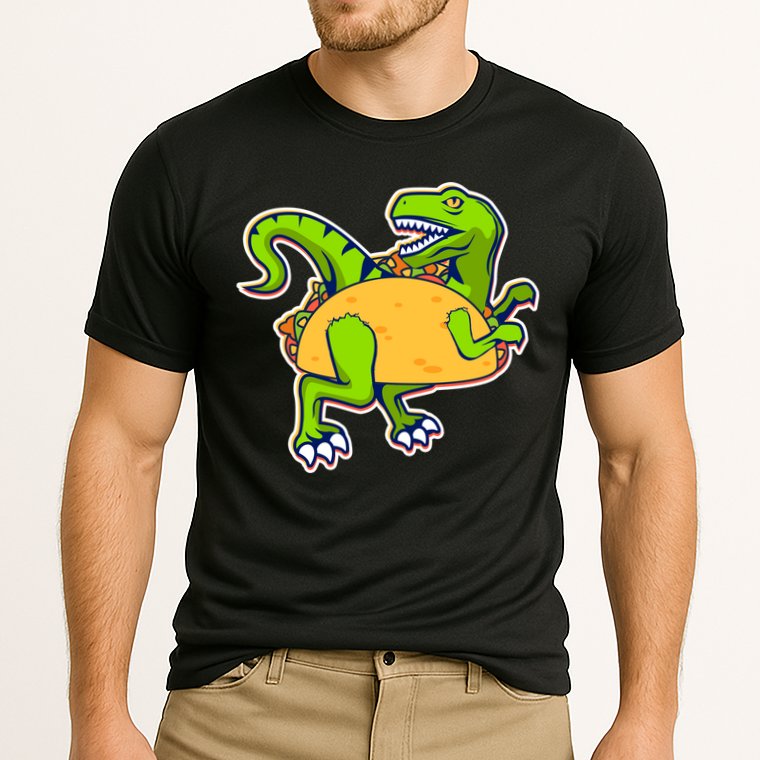 Taco-Raptor Cooling Performance Crew T-Shirt