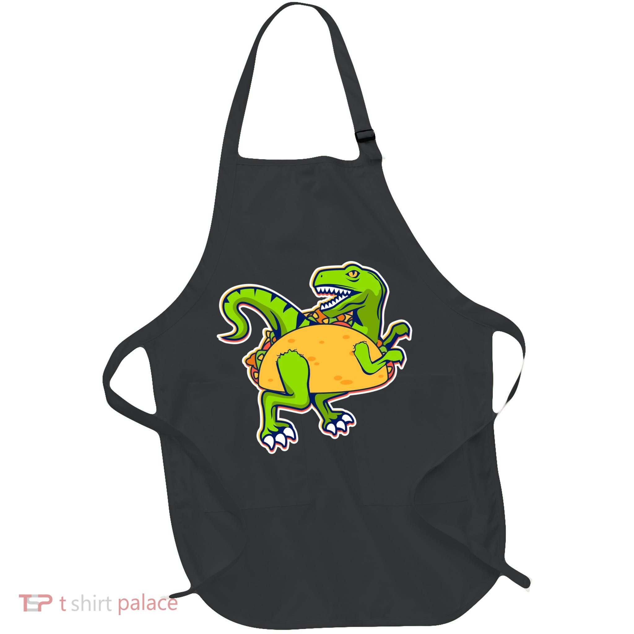 Taco-Raptor Full-Length Apron With Pockets