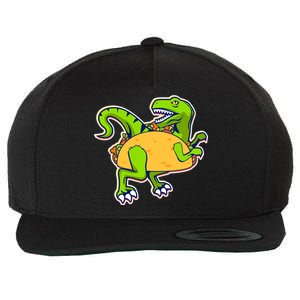 Taco-Raptor Wool Snapback Cap