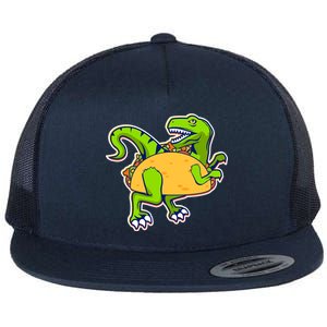 Taco-Raptor Flat Bill Trucker Hat