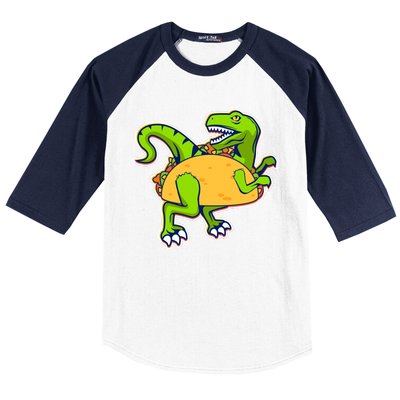 Taco-Raptor Baseball Sleeve Shirt