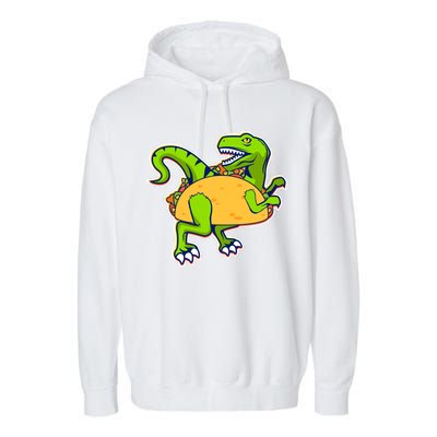 Taco-Raptor Garment-Dyed Fleece Hoodie