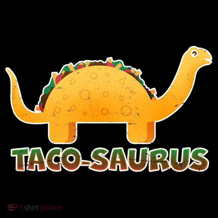 Taco-Saurus Full-Length Apron With Pockets