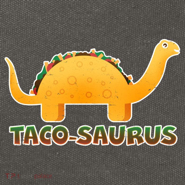 Taco-Saurus Cotton Canvas Backpack