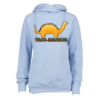 Taco-Saurus Womens Funnel Neck Pullover Hood