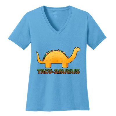 Taco-Saurus Women's V-Neck T-Shirt