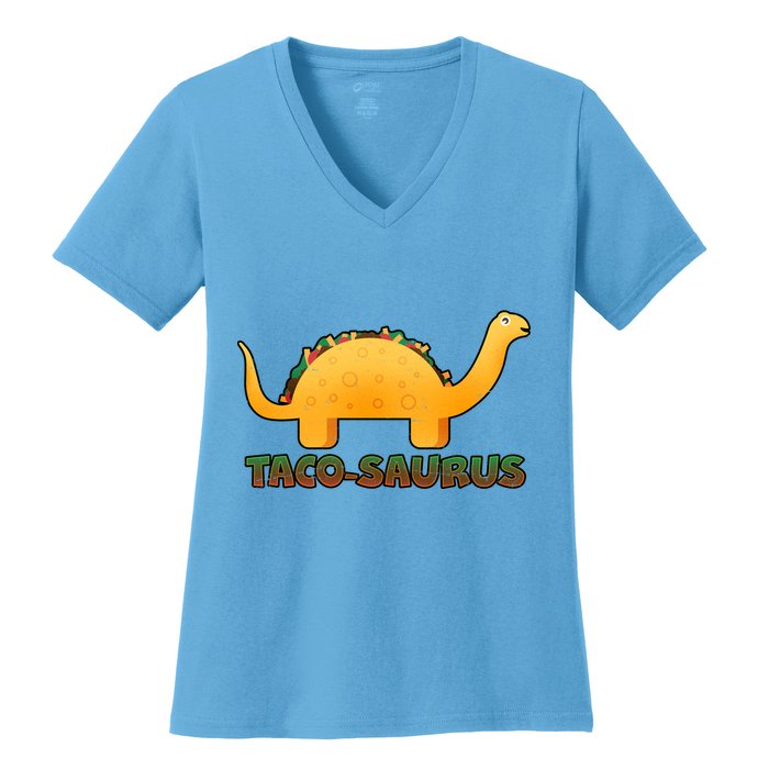 Taco-Saurus Women's V-Neck T-Shirt