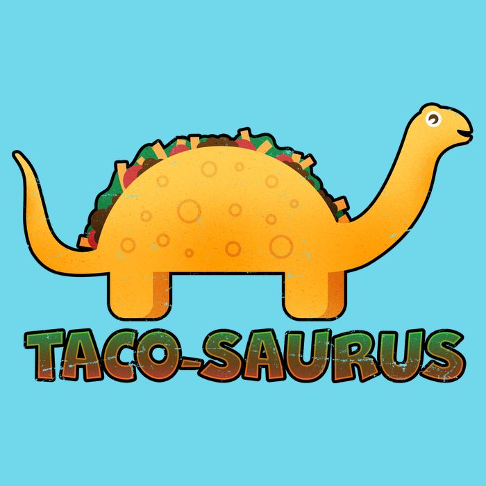 Taco-Saurus Women's V-Neck T-Shirt