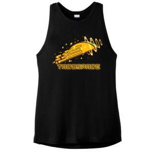 Taco Space  Ladies PosiCharge Tri-Blend Wicking Tank