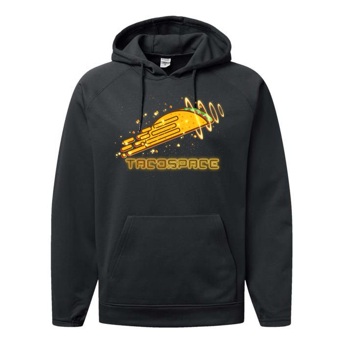 Taco Space  Performance Fleece Hoodie