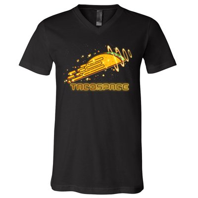 Taco Space  V-Neck T-Shirt