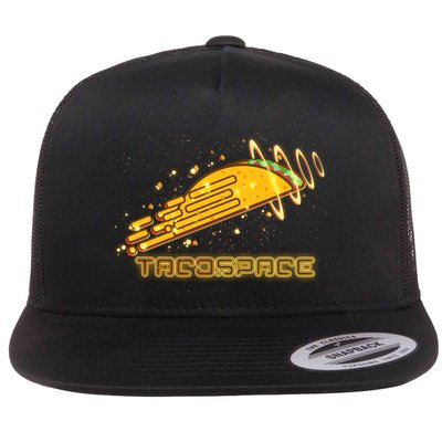 Taco Space  Flat Bill Trucker Hat