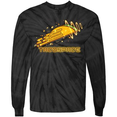 Taco Space  Tie-Dye Long Sleeve Shirt