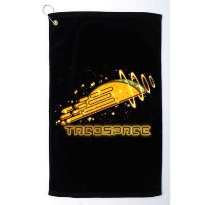 Taco Space  Golf Towel