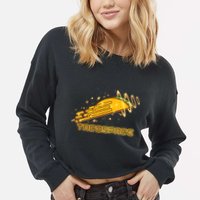 Taco Space  Cropped Pullover Crew