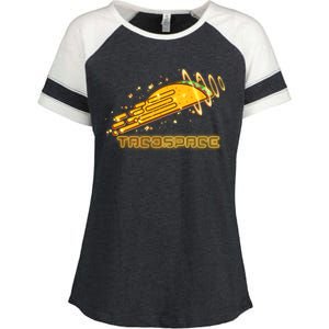 Taco Space  Enza Ladies Jersey Colorblock Tee