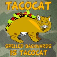 Tacocat Spelled Backwards Funny Cat Legacy Tie Dye Trucker Hat