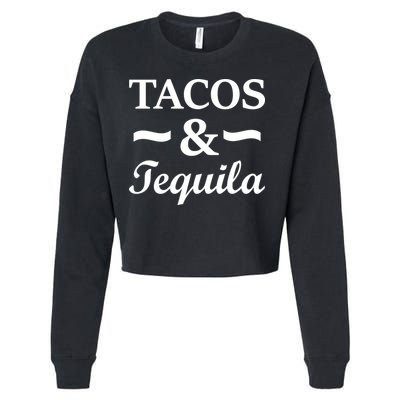 Tacos & Tequila Cropped Pullover Crew