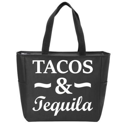 Tacos & Tequila Zip Tote Bag