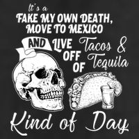 Tacos & Tequila Kind Of Day Garment-Dyed Fleece Hoodie