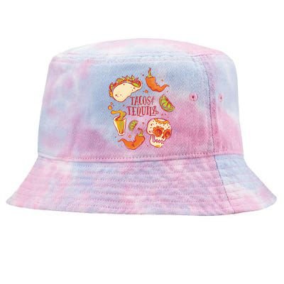 Tacos & Tequila Mexican Tie-Dyed Bucket Hat