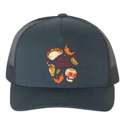 Tacos & Tequila Mexican Yupoong Adult 5-Panel Trucker Hat