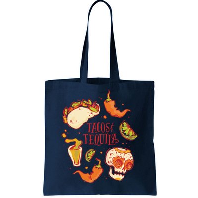 Tacos & Tequila Mexican Tote Bag