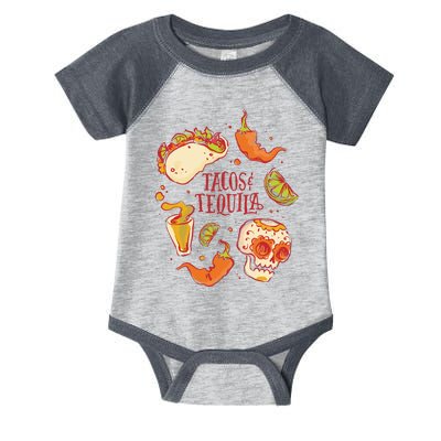 Tacos & Tequila Mexican Infant Baby Jersey Bodysuit