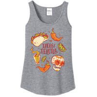 Tacos & Tequila Mexican Ladies Essential Tank