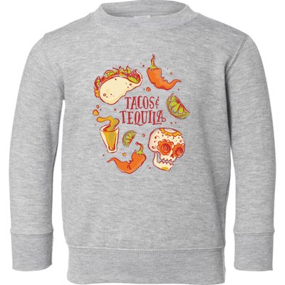 Tacos & Tequila Mexican Toddler Sweatshirt