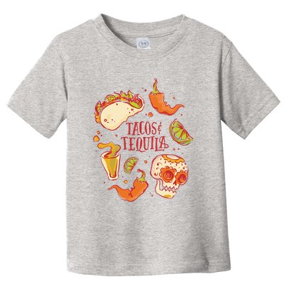 Tacos & Tequila Mexican Toddler T-Shirt