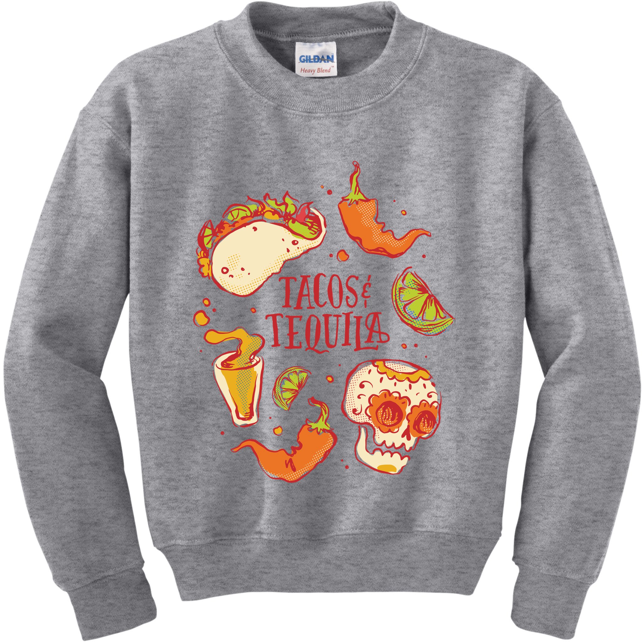 Tacos & Tequila Mexican Kids Sweatshirt