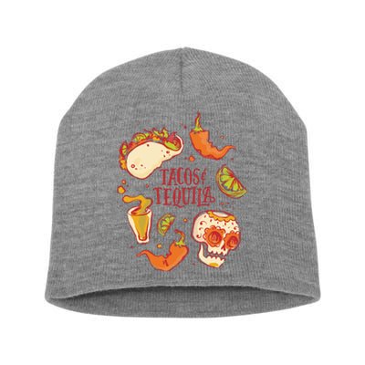 Tacos & Tequila Mexican Short Acrylic Beanie