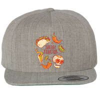 Tacos & Tequila Mexican Wool Snapback Cap