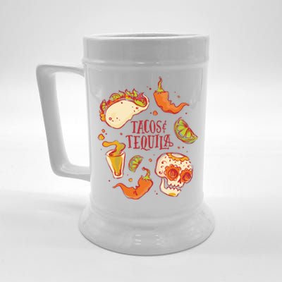 Tacos & Tequila Mexican Beer Stein