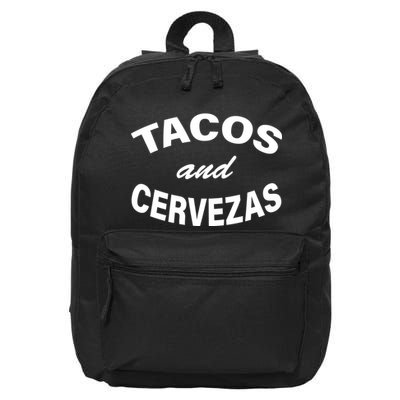 Tacos And Cervezas 16 in Basic Backpack