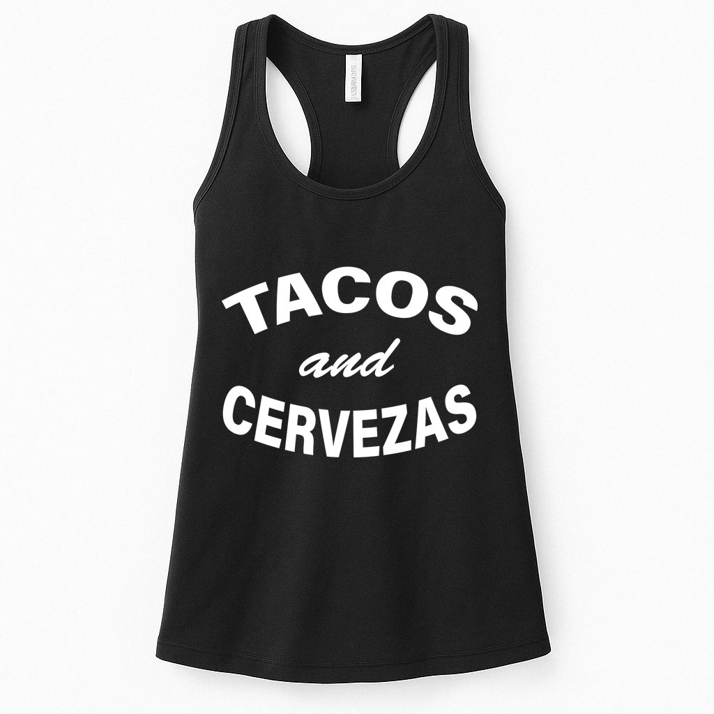 Tacos And Cervezas Womens Tank Top