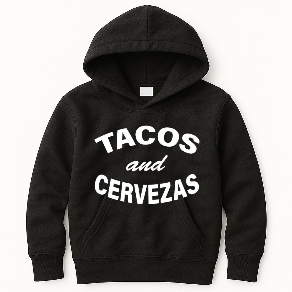 Tacos And Cervezas Kids Hoodie