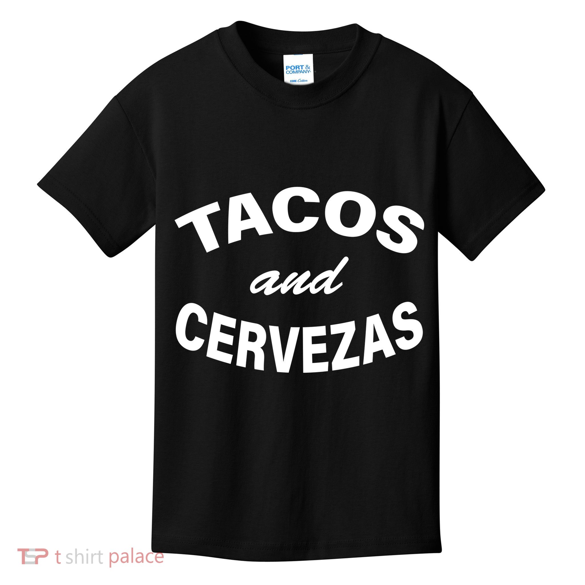 Tacos And Cervezas Kids T-Shirt