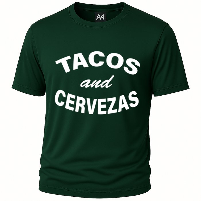 Tacos And Cervezas Cooling Performance Crew T-Shirt