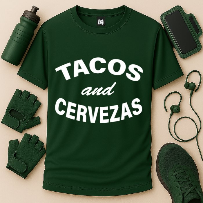 Tacos And Cervezas Cooling Performance Crew T-Shirt