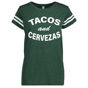 Tacos And Cervezas Enza Ladies Jersey Football T-Shirt