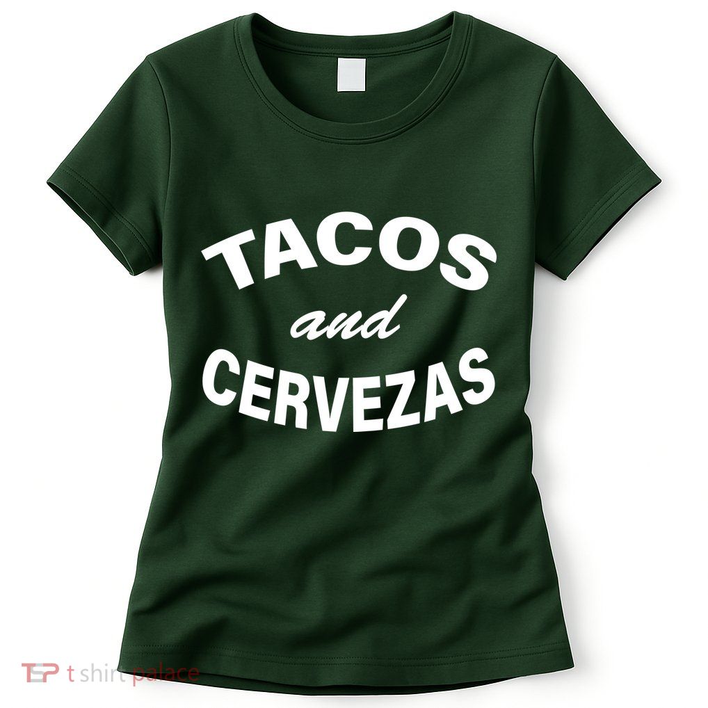 Tacos And Cervezas Womens T-Shirt