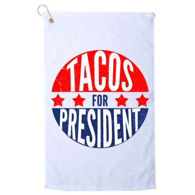 Tacos For President Golf Towel