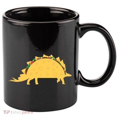 Tacosarus 11oz C Handle Ceramic Mug
